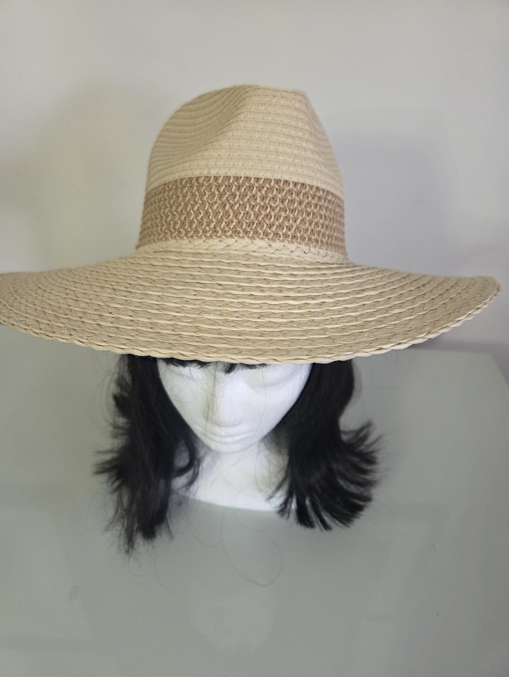 Holly & Blu Wide Brim Straw Sun Hat
